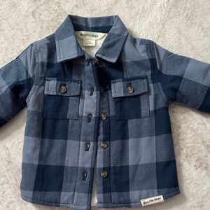 Bass Pro Shops Navy and Gray Checkered Jacket